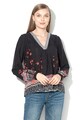 DESIGUAL Bluza lejera cu decoratiuni Louise Femei