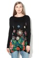 DESIGUAL Bluza lunga din tricot fin cu imprimeu floral Diane Femei