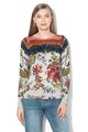 DESIGUAL Bluza din tricot fin cu imprimeu floral Chintz Femei