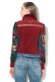 DESIGUAL Jacheta cu maneci tricotate si guler de blana sintetica Yuma Femei
