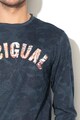 DESIGUAL Bluza cu imprimeu logo si floral Barbati