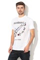 DESIGUAL Gullo grafikai mintás póló férfi
