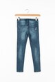 GUESS JEANS Blugi super skinny cu aplicatii din strasuri Fete