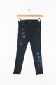 GUESS JEANS Blugi super skinny cu broderie florala Fete