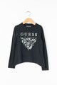 GUESS JEANS Bluza cu imprimeu si aplicatii de strasuri Fete