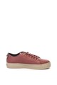 U.S. Polo Assn. Violet műbőr flatform sneakers cipő női