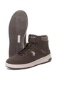 U.S. Polo Assn. Pantofi sport mid-high de piele ecologica si material textil Ulisse Barbati