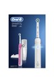 Oral-B Set Periute de dinti electrice  Smart 5 5950N, 40000 pulsatii/min, 8800 oscilatii/min, Curatare 3D, 5 programe, 2 capete, Trusa de calatorie, Alb/Roz Barbati