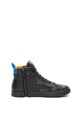 Diesel Pantofi sport mid-high de piele si piele ecologica Nentish Barbati