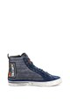 Diesel Pantofi sport mid-high de piele si material textil Velows Barbati