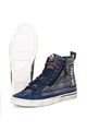 Diesel Pantofi sport mid-high de piele si material textil Velows Barbati