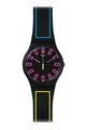 Swatch Часовник със силиконова каишка Жени