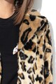 Vero Moda Haina de blana sintetica cu animal print Lila Femei