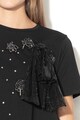 Silvian Heach Collection Асиметрична тениска Woonsocket с декорации Жени