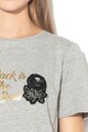 Silvian Heach Collection Greenley szövegmintás póló flitterekkel női