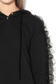 Silvian Heach Collection Kapunda kapucnis pulóver fodros csipkeszegéllyel női