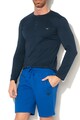 Emporio Armani Underwear Henley pamutfelső otthoni viseletre férfi