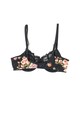 Emporio Armani Underwear Sutien fara vatelina, din dantela, cu model floral Femei