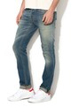 JUST CAVALLI Blugi slim fit cu rupturi decorative Barbati