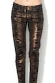 JUST CAVALLI Blugi skinny cu imprimeu zebra Femei