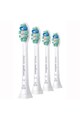 Philips Sonicare Rezerve periuta de dinti electrica  C2 Optimal Plaque Defence HX9024/10, 4 buc, standard, Alb Femei