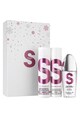 Tigi Set ingrijire par  S Factor Diamond Shine: Sampon 250 ml, Balsam 250 ml, Spray pentru protectie termica 125 ml Femei
