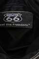 Route 66 Geanta crossbody de piele ecologica si material textil Barbati