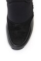 Francesco Milano Pantofi sport slip-on din material textil si piele ecologica Femei