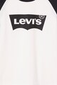 Levi's Kids Bluza cu maneci raglan si logo Fete