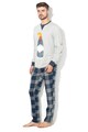 Undercolors of Benetton Kockás pizsamanadrág megkötővel férfi