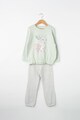 Undercolors of Benetton PIjama cu imprimeu grafic - 2 piese Fete