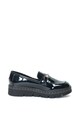 Xti Pantofi loafer de piele ecologica, cu aspect lacuit Femei