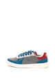 Pepe Jeans London Kids, Pantofi sport din material textil si piele intoarsa Brompton Fete