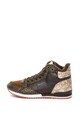 Pepe Jeans London Pantofi sport mid-high cu garnituri de blana sintetica Gambel Femei