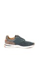 Pepe Jeans London Pantofi sport din piele nabuc si material textil Jayker Barbati