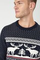 NEXT Karácsonyi mintás pulóver férfi