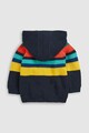 NEXT Cardigan cu fermoar si colorblock Baieti