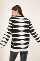 NEXT Zebramintás pulóver női