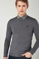 NEXT Bluza polo, slim fit cu broderii Barbati