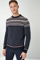 NEXT Grafikai mintás gyapjútartalmú pulóver férfi