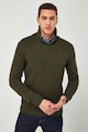 NEXT Texturált kötött pulóver férfi