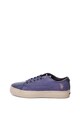 U.S. Polo Assn. Pantofi sport flatform de piele ecologica cu model texturat Violet Femei