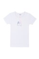 Absorba Памучна тениска с щампа с птици Момичета