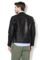 Pepe Jeans London Jacheta biker de piele Damascus Barbati