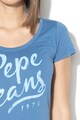 Pepe Jeans London Тениска Andrea с лого Жени