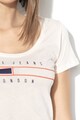 Pepe Jeans London Tricou cu decolteu amplu si logo Susana Femei