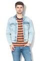 Pepe Jeans London Jacheta din denim cu aspect decolorat Pinner Barbati