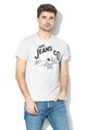 Pepe Jeans London Bruno grafikai mintás slim fit póló férfi