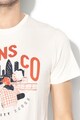 Pepe Jeans London Tricou slim fit cu imprimeu grafic Bruno Barbati