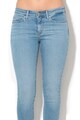 Levi's Blugi crop skinny cu terminatii franjurate 711™ Femei